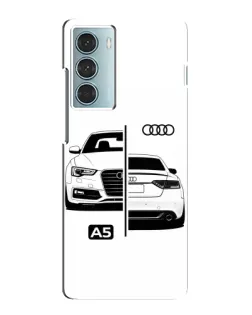Чехол для Motorola MOTO G200 с картинкой «Audi — контрастный дизайн»