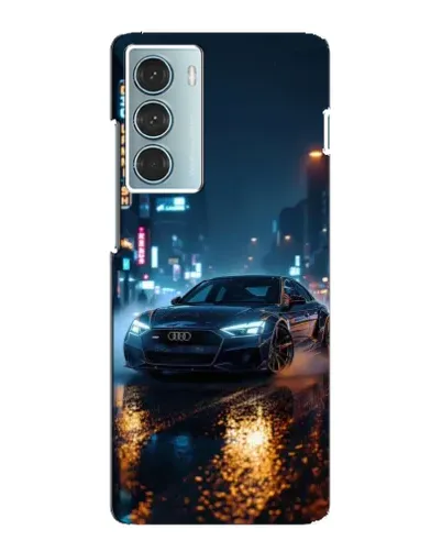 Чехол для Motorola MOTO G200 с картинкой «Ночной город и Audi» Чехол для Motorola MOTO G200 с картинкой «Ночной город и Audi»