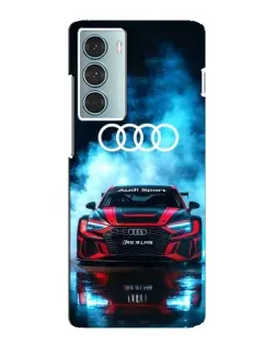 Чехол для Motorola MOTO G200 с картинкой «Audi Sport — неон»