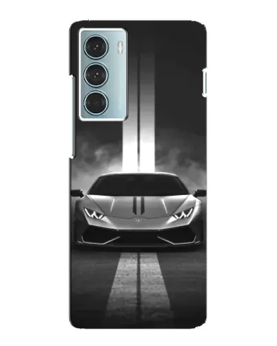 Чехол для Motorola MOTO G200 с картинкой «Lamborghini симметрия дорог»