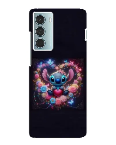 Чехол для Motorola MOTO G200 с картинкой «Stitch в цветах» Чехол для Motorola MOTO G200 с картинкой «Stitch в цветах»