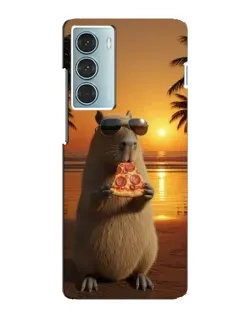 Чехол для Motorola MOTO G200 с картинкой «Капибара с пиццей» Чехол для Motorola MOTO G200 с картинкой «Капибара с пиццей»
