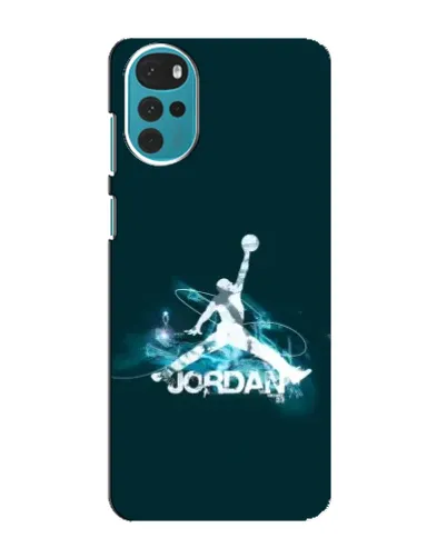Чехол для Motorola MOTO G22 с картинкой «Jordan Blue Fire» Чехол для Motorola MOTO G22 с картинкой «Jordan Blue Fire»