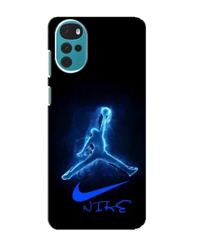Чехол для Motorola MOTO G22 с картинкой «Jordan Neon Blue» Чехол для Motorola MOTO G22 с картинкой «Jordan Neon Blue»