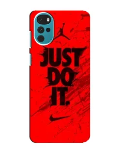 Чехол для Motorola MOTO G22 с картинкой «Nike Just Do It» Чехол для Motorola MOTO G22 с картинкой «Nike Just Do It»