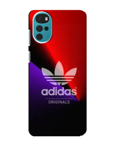 Чехол для Motorola MOTO G22 с картинкой «Adidas Red Neon»