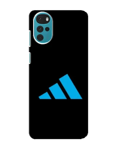 Чехол для Motorola MOTO G22 с картинкой «Adidas Cyan Logo»