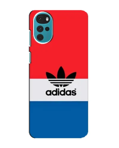 Чехол для Motorola MOTO G22 с картинкой «Ретро блоки Adidas»