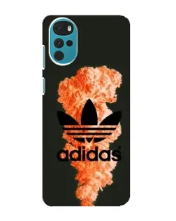 Чехол для Motorola MOTO G22 с картинкой «Оранжевый дым Adidas» Чехол для Motorola MOTO G22 с картинкой «Оранжевый дым Adidas»