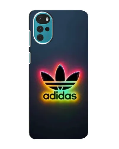 Чехол для Motorola MOTO G22 с картинкой «Неоновый Adidas»