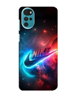 Чехол для Motorola MOTO G22 с картинкой «Огненный логотип Nike» Чехол для Motorola MOTO G22 с картинкой «Огненный логотип Nike»