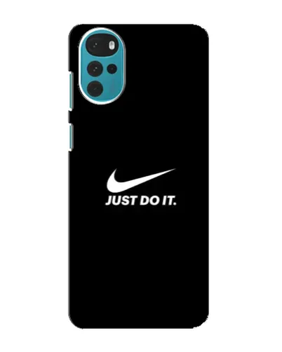 Чехол для Motorola MOTO G22 с картинкой «Минимализм от Nike»