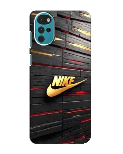Чехол для Motorola MOTO G22 с картинкой «Золотой Nike на металле» Чехол для Motorola MOTO G22 с картинкой «Золотой Nike на металле»