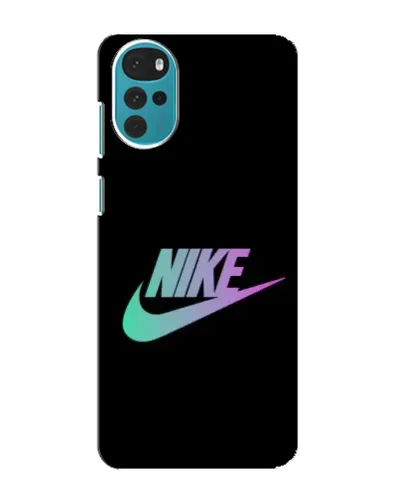 Чехол для Motorola MOTO G22 с картинкой «Nike — городская ночь»