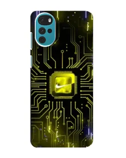 Чехол для Motorola MOTO G22 с картинкой «Nike — золотая искра» Чехол для Motorola MOTO G22 с картинкой «Nike — золотая искра»
