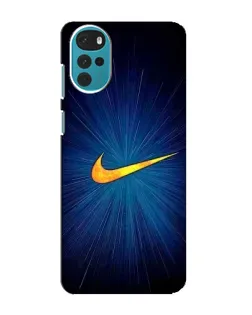 Чехол для Motorola MOTO G22 с картинкой «Синий пульс Nike» Чехол для Motorola MOTO G22 с картинкой «Синий пульс Nike»