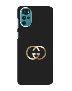 Чехол для Motorola MOTO G22 с картинкой «Минимализм Gucci»