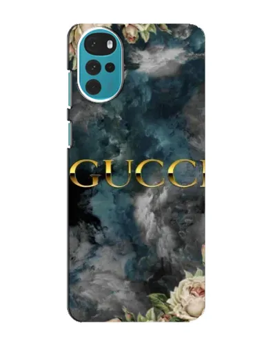 Чехол для Motorola MOTO G22 с картинкой «Абстрактные цветы Gucci» Чехол для Motorola MOTO G22 с картинкой «Абстрактные цветы Gucci»