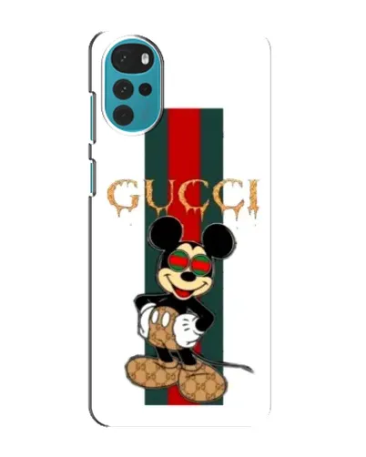 Чехол для Motorola MOTO G22 с картинкой «Микки Маус Gucci — полосы» Чехол для Motorola MOTO G22 с картинкой «Микки Маус Gucci — полосы»