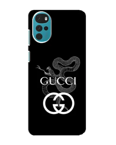 Чехол для Motorola MOTO G22 с картинкой «Gucci — серебряная змея» Чехол для Motorola MOTO G22 с картинкой «Gucci — серебряная змея»