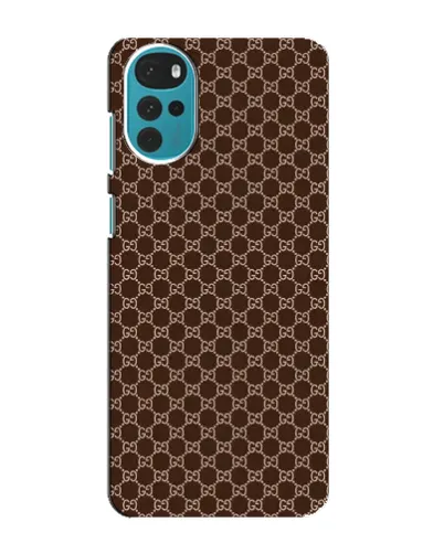Чехол для Motorola MOTO G22 с картинкой «Gucci — шоколадная сетка» Чехол для Motorola MOTO G22 с картинкой «Gucci — шоколадная сетка»
