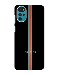 Чехол для Motorola MOTO G22 с картинкой «Gucci — строгая линия»