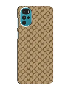 Чехол для Motorola MOTO G22 с картинкой «Gucci — классический беж»