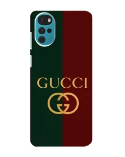Чехол для Motorola MOTO G22 с картинкой «Gucci — темно-зеленый градиент»
