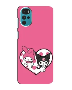 Чехол для Motorola MOTO G22 с картинкой «Kuromi и My Melody» Чехол для Motorola MOTO G22 с картинкой «Kuromi и My Melody»