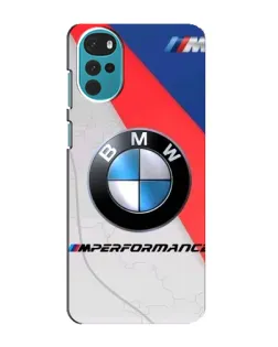 Чехол для Motorola MOTO G22 с картинкой «BMW Performance стиль»