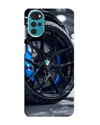 Чехол для Motorola MOTO G22 с картинкой «Колесо BMW вблизи» Чехол для Motorola MOTO G22 с картинкой «Колесо BMW вблизи»
