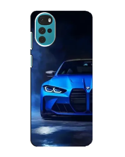 Чехол для Motorola MOTO G22 с картинкой «Голубая BMW M4» Чехол для Motorola MOTO G22 с картинкой «Голубая BMW M4»