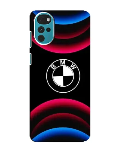 Чехол для Motorola MOTO G22 с картинкой «Логотип BMW и неоновые дуги» Чехол для Motorola MOTO G22 с картинкой «Логотип BMW и неоновые дуги»