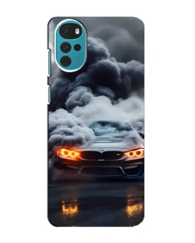 Чехол для Motorola MOTO G22 с картинкой «BMW в дыму» Чехол для Motorola MOTO G22 с картинкой «BMW в дыму»