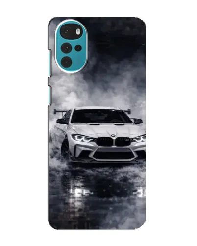 Чехол для Motorola MOTO G22 с картинкой «BMW сквозь туман» Чехол для Motorola MOTO G22 с картинкой «BMW сквозь туман»