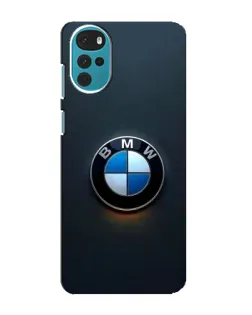 Чехол для Motorola MOTO G22 с картинкой «Логотип BMW — минимализм»