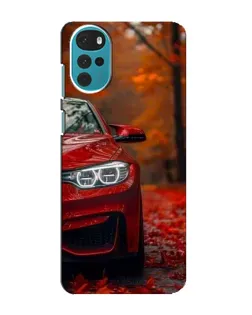 Чехол для Motorola MOTO G22 с картинкой «Осенняя BMW M4»