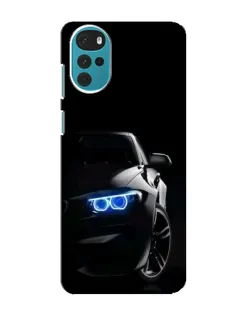 Чехол для Motorola MOTO G22 с картинкой «BMW — ночной взгляд»
