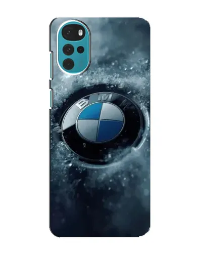 Чехол для Motorola MOTO G22 с картинкой «Логотип BMW — лед» Чехол для Motorola MOTO G22 с картинкой «Логотип BMW — лед»