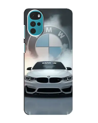 Чехол для Motorola MOTO G22 с картинкой «BMW в белом дыму» Чехол для Motorola MOTO G22 с картинкой «BMW в белом дыму»