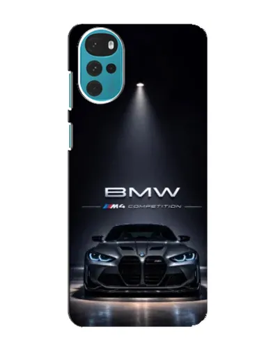 Чехол для Motorola MOTO G22 с картинкой «BMW сквозь ночной город» Чехол для Motorola MOTO G22 с картинкой «BMW сквозь ночной город»