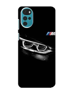 Чехол для Motorola MOTO G22 с картинкой «BMW — взгляд тигра»