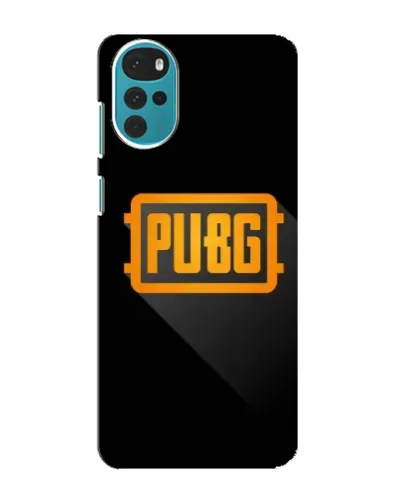 Чехол для Motorola MOTO G22 с картинкой «PUBG — рамка лого»