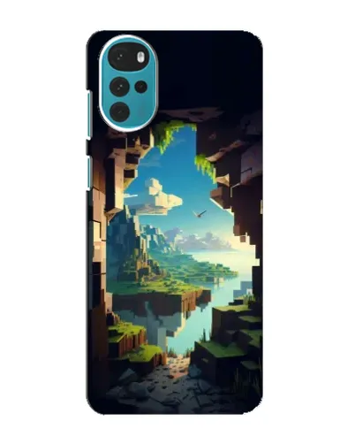 Чехол для Motorola MOTO G22 с картинкой «Вид из пещеры» Чехол для Motorola MOTO G22 с картинкой «Вид из пещеры»