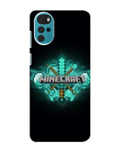 Чехол для Motorola MOTO G22 с картинкой «Minecraft Diamond лого» Чехол для Motorola MOTO G22 с картинкой «Minecraft Diamond лого»