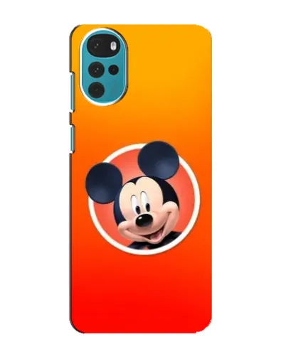 Чехол для Motorola MOTO G22 с картинкой «Mickey в круге»