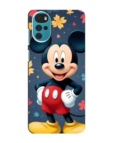 Чехол для Motorola MOTO G22 с картинкой «Осенний Mickey Mouse»