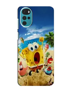 Чехол для Motorola MOTO G22 с картинкой «Развлечения на пляже»