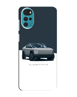 Чехол для Motorola MOTO G22 с картинкой «Серебристый Cybertruck Tesla» Чехол для Motorola MOTO G22 с картинкой «Серебристый Cybertruck Tesla»