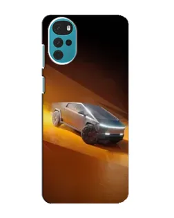 Чехол для Motorola MOTO G22 с картинкой «Cybertruck в пустыне» Чехол для Motorola MOTO G22 с картинкой «Cybertruck в пустыне»